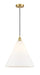 Innovations - 616-1P-SG-GBC-161 - One Light Pendant - Downtown Urban - Satin Gold