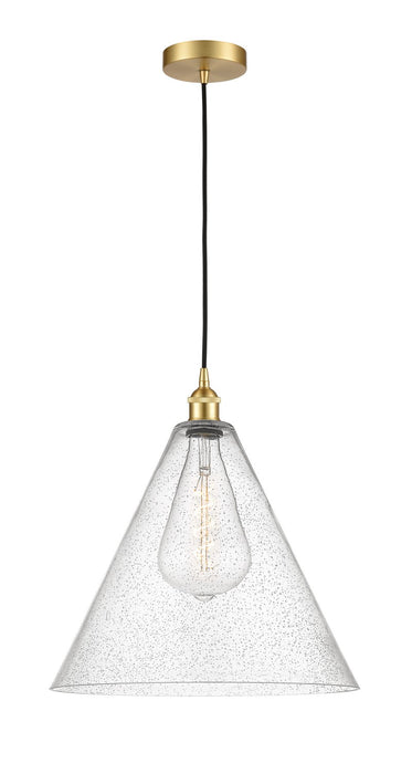 Innovations - 616-1P-SG-GBC-164 - One Light Pendant - Downtown Urban - Satin Gold