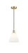 Innovations - 616-1P-SG-GBC-81 - One Light Pendant - Downtown Urban - Satin Gold