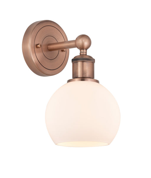 Innovations - 616-1W-AC-G121-6 - One Light Wall Sconce - Edison - Antique Copper