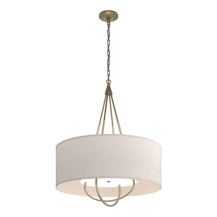 Hubbardton Forge - 104230-SKT-84-86-SE2811 - Four Light Pendant - Loop - Soft Gold