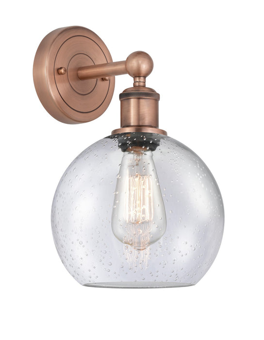 Innovations - 616-1W-AC-G124-8 - One Light Wall Sconce - Downtown Urban - Antique Copper