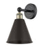 Innovations - 616-1W-BAB-MBC-8-BK - One Light Wall Sconce - Downtown Urban - Black Antique Brass