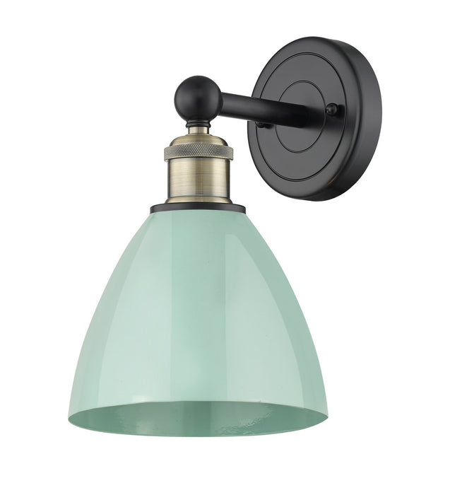 Innovations - 616-1W-BAB-MBD-75-SF - One Light Wall Sconce - Downtown Urban - Black Antique Brass