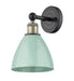 Innovations - 616-1W-BAB-MBD-75-SF - One Light Wall Sconce - Downtown Urban - Black Antique Brass