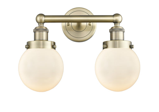 Innovations - 616-2W-AB-G201-6 - Two Light Bath Vanity - Edison - Antique Brass