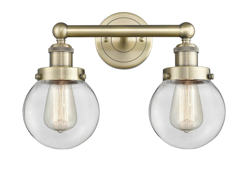 Innovations - 616-2W-AB-G202-6 - Two Light Bath Vanity - Edison - Antique Brass