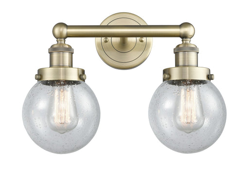 Innovations - 616-2W-AB-G204-6 - Two Light Bath Vanity - Edison - Antique Brass