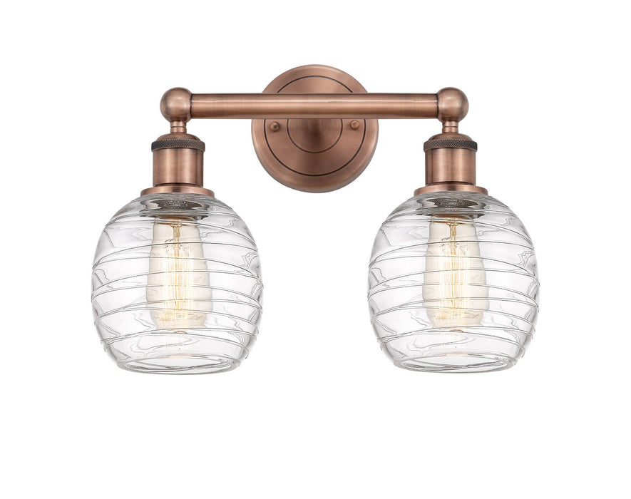 Innovations - 616-2W-AC-G1013 - Two Light Bath Vanity - Edison - Antique Copper