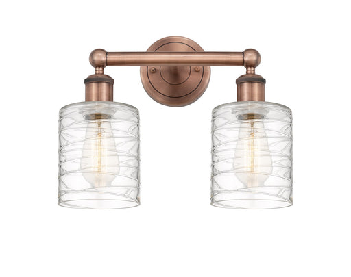 Innovations - 616-2W-AC-G1113 - Two Light Bath Vanity - Edison - Antique Copper