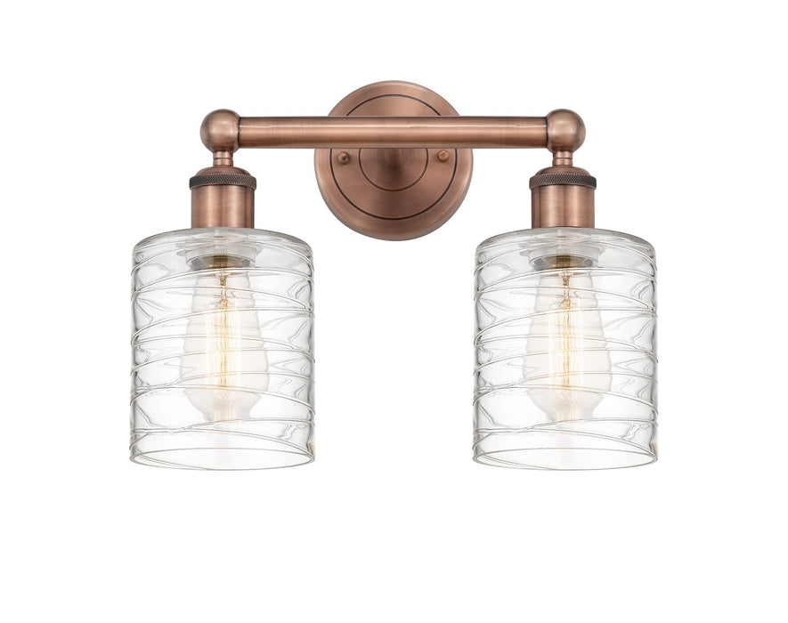 Innovations - 616-2W-AC-G1113 - Two Light Bath Vanity - Edison - Antique Copper