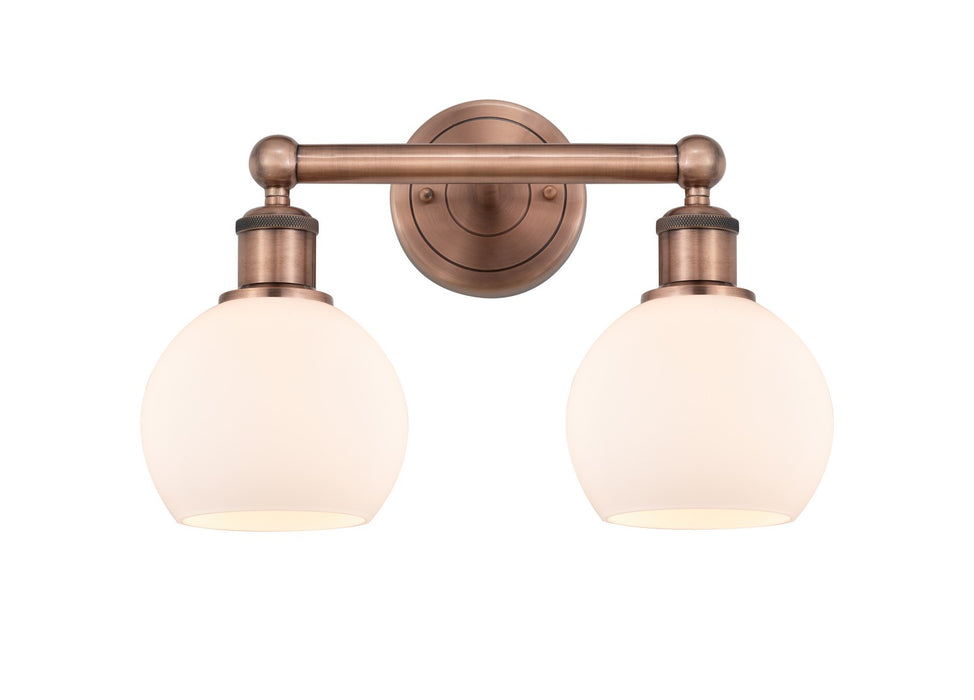 Innovations - 616-2W-AC-G121-6 - Two Light Bath Vanity - Edison - Antique Copper