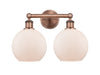 Innovations - 616-2W-AC-G121-8 - Two Light Bath Vanity - Downtown Urban - Antique Copper