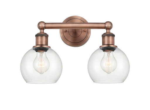 Innovations - 616-2W-AC-G122-6 - Two Light Bath Vanity - Edison - Antique Copper