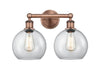 Innovations - 616-2W-AC-G122-8 - Two Light Bath Vanity - Downtown Urban - Antique Copper