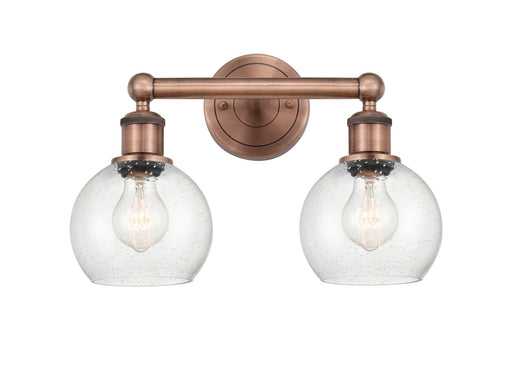 Innovations - 616-2W-AC-G124-6 - Two Light Bath Vanity - Edison - Antique Copper