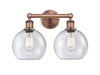 Innovations - 616-2W-AC-G124-8 - Two Light Bath Vanity - Downtown Urban - Antique Copper