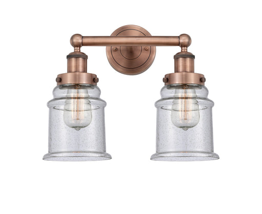 Innovations - 616-2W-AC-G184 - Two Light Bath Vanity - Edison - Antique Copper