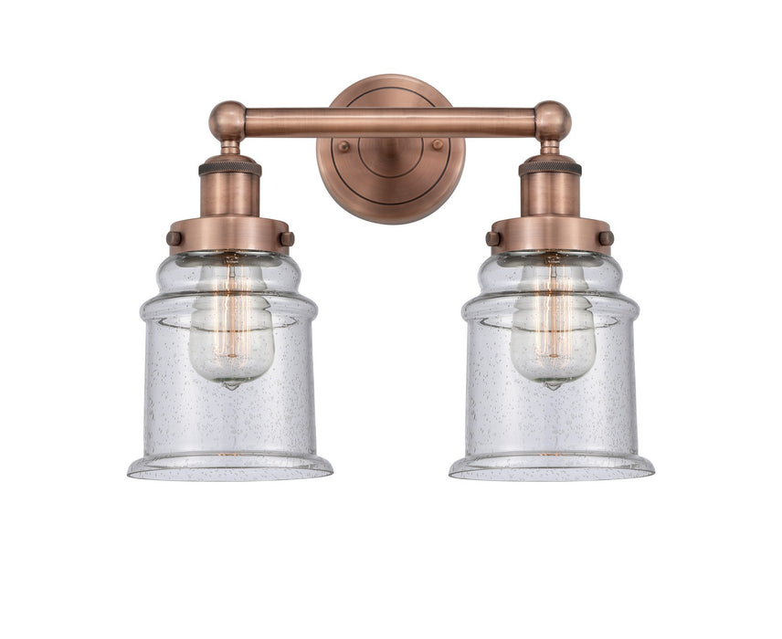 Innovations - 616-2W-AC-G184 - Two Light Bath Vanity - Edison - Antique Copper