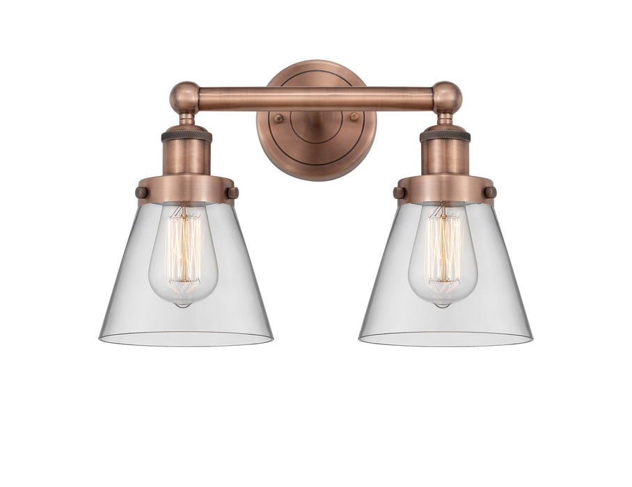 Innovations - 616-2W-AC-G62 - Two Light Bath Vanity - Edison - Antique Copper