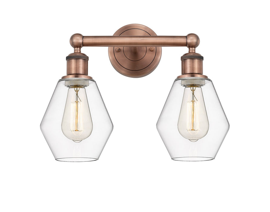 Innovations - 616-2W-AC-G652-6 - Two Light Bath Vanity - Edison - Antique Copper