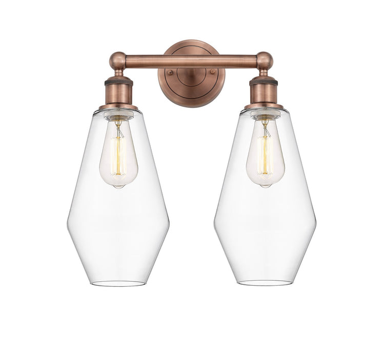 Innovations - 616-2W-AC-G652-7 - Two Light Bath Vanity - Downtown Urban - Antique Copper