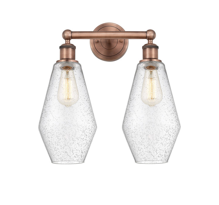 Innovations - 616-2W-AC-G654-7 - Two Light Bath Vanity - Downtown Urban - Antique Copper