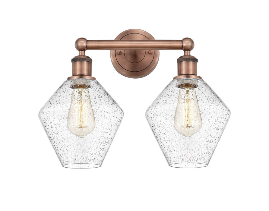 Innovations - 616-2W-AC-G654-8 - Two Light Bath Vanity - Downtown Urban - Antique Copper