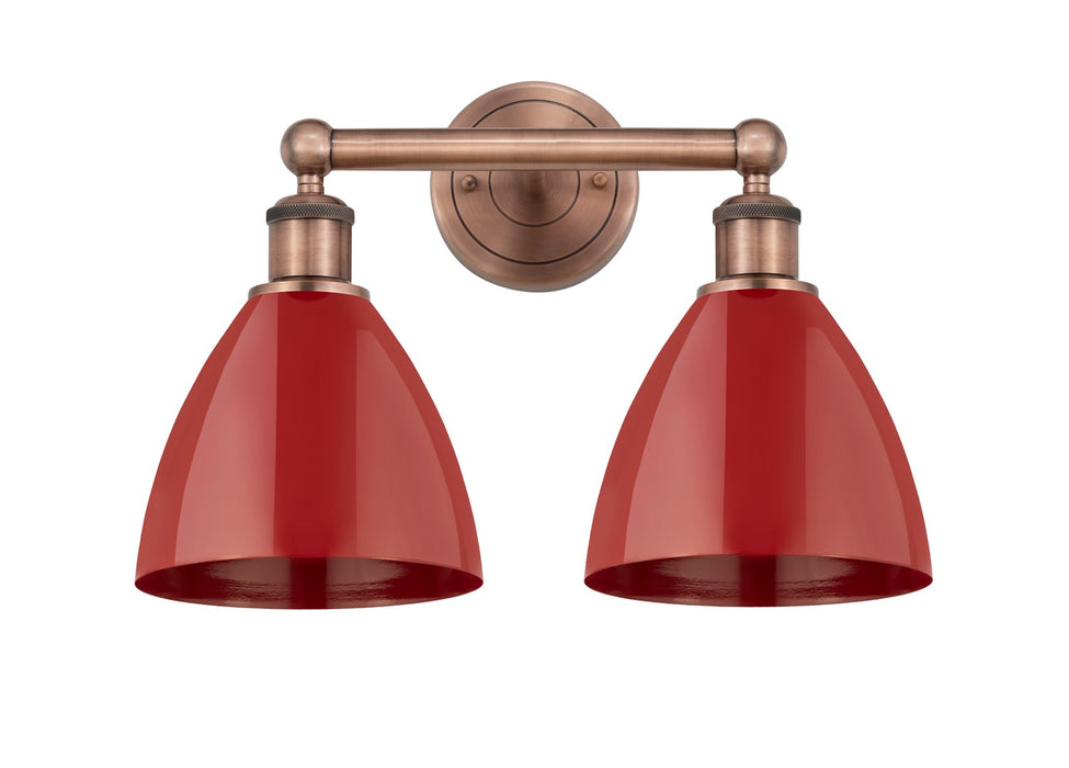 Innovations - 616-2W-AC-MBD-75-RD - Two Light Bath Vanity - Edison - Antique Copper