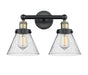 Innovations - 616-2W-BAB-G44 - Two Light Bath Vanity - Edison - Black Antique Brass