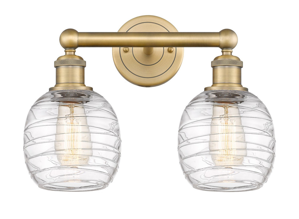 Innovations - 616-2W-BB-G1013 - Two Light Bath Vanity - Edison - Brushed Brass