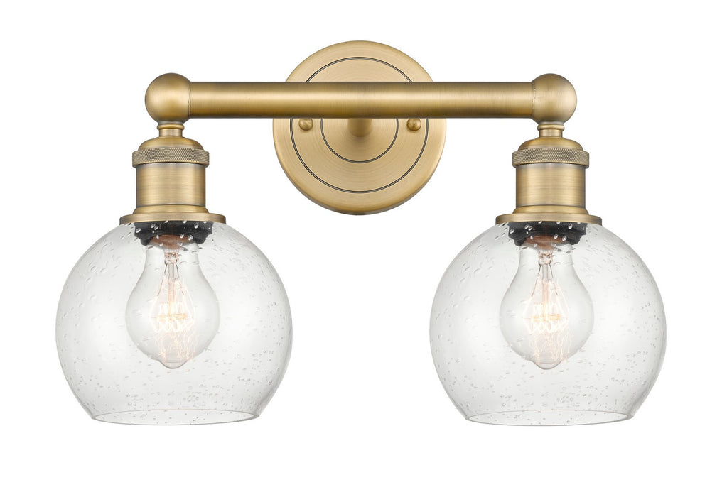 Innovations - 616-2W-BB-G124-6 - Two Light Bath Vanity - Edison - Brushed Brass