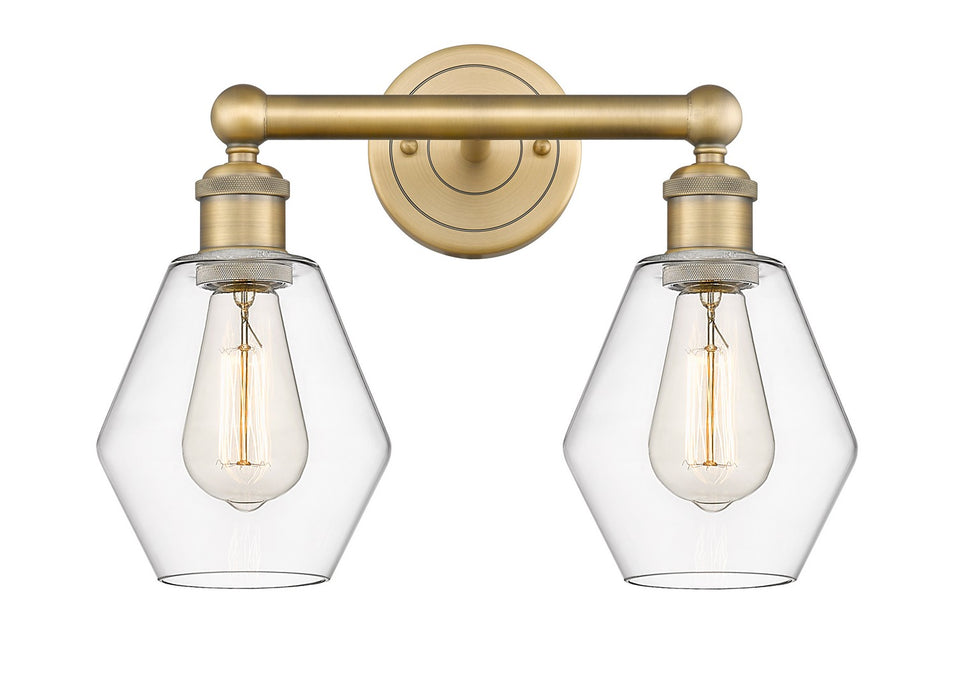 Innovations - 616-2W-BB-G652-6 - Two Light Bath Vanity - Edison - Brushed Brass