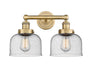 Innovations - 616-2W-BB-G74 - Two Light Bath Vanity - Edison - Brushed Brass