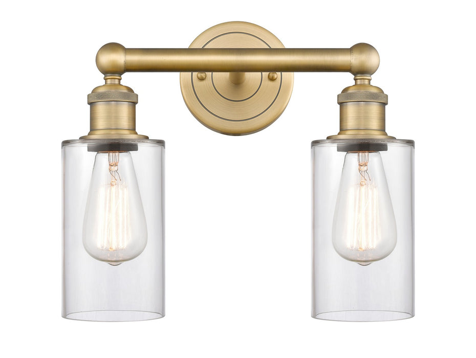 Innovations - 616-2W-BB-G802 - Two Light Bath Vanity - Edison - Brushed Brass