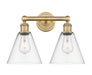 Innovations - 616-2W-BB-GBC-82 - Two Light Bath Vanity - Downtown Urban - Brushed Brass