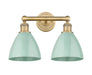 Innovations - 616-2W-BB-MBD-75-SF - Two Light Bath Vanity - Downtown Urban - Brushed Brass