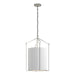 Hubbardton Forge - 104260-SKT-82-SF1509 - Three Light Pendant - Bow - Vintage Platinum