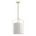 Hubbardton Forge - 104260-SKT-86-SE1509 - Three Light Pendant - Bow - Modern Brass