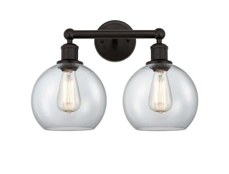 Innovations - 616-2W-OB-G122-8 - Two Light Bath Vanity - Downtown Urban - Oil Rubbed Bronze