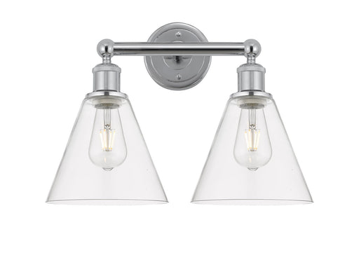 Edison Two Light Bath Vanity Polished Chrome