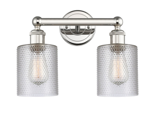 Edison Two Light Bath Vanity Polished Nickel