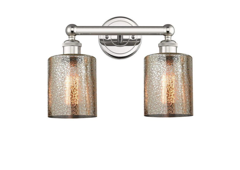 Innovations - 616-2W-PN-G116 - Two Light Bath Vanity - Edison - Polished Nickel