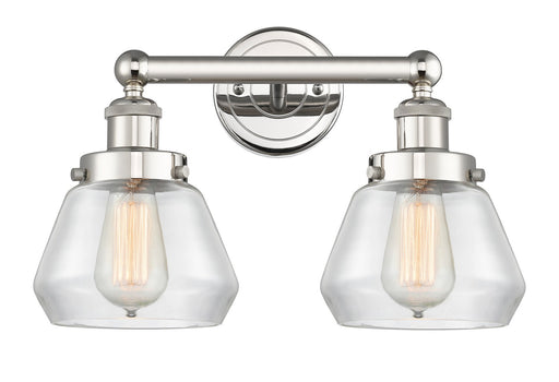 Edison Two Light Bath Vanity Polished Nickel