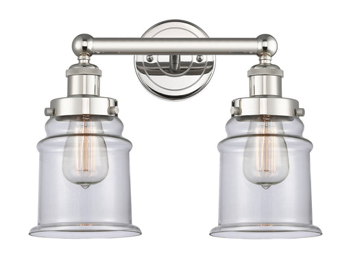 Edison Two Light Bath Vanity Polished Nickel