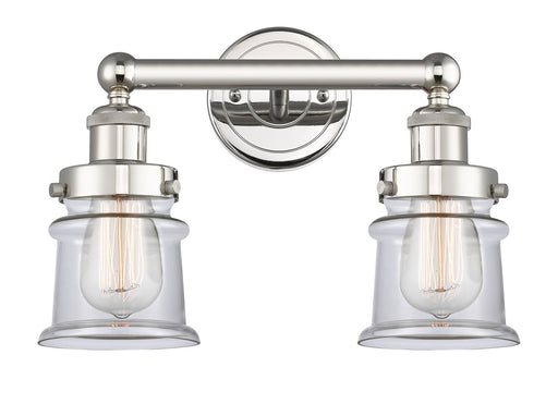 Edison Two Light Bath Vanity Polished Nickel