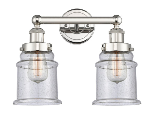 Edison Two Light Bath Vanity Polished Nickel