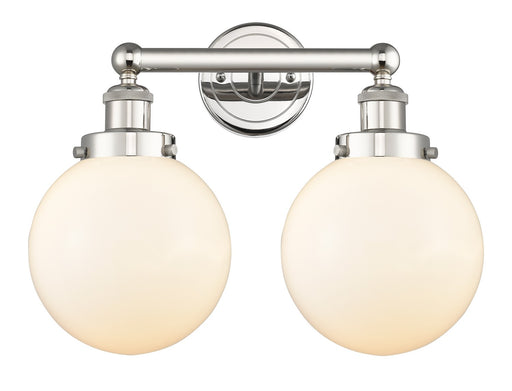 Edison Two Light Bath Vanity Polished Nickel