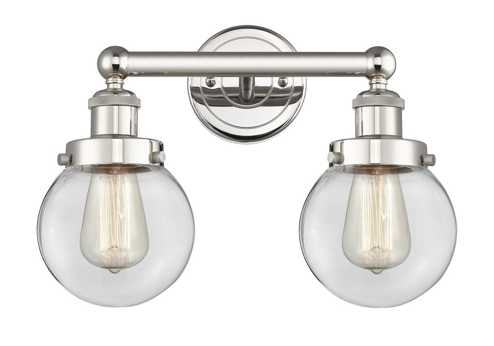 Innovations - 616-2W-PN-G202-6 - Two Light Bath Vanity - Edison - Polished Nickel