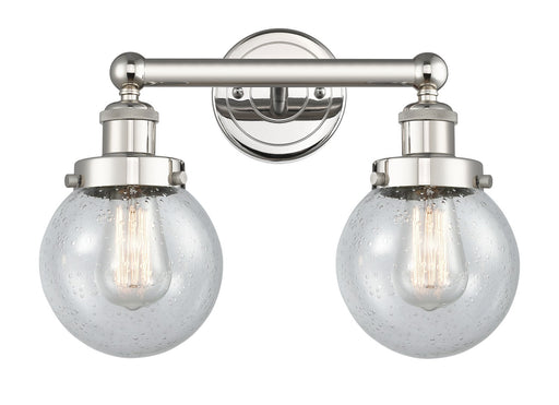 Edison Two Light Bath Vanity Polished Nickel